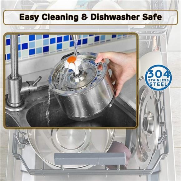 Cat Water Fountain Stainless Steel, 84oz/2.5L, 4-Stage Filtration, Ultra Quiet - Picture 3 of 6